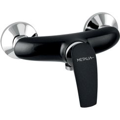 Novaservis Metalia 57 baterie de duș perete negru 57060/1,63