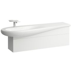 Laufen Il Bagno Alessi dulap 135x32x34 cm dulap atârnat sub chiuvetă alb H4304510972601
