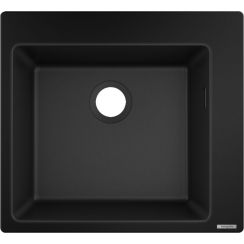 Hansgrohe S 51 chiuvetă din granit 56x54 cm negru 43312170