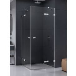New Trendy Eventa cabină de duș 120x90 cm dreptunghiular crom luciu/sticlă transparentă EXK-4537