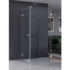 New Trendy Eventa cabină de duș 80x80 cm pătrat crom luciu/sticlă transparentă EXK-4595