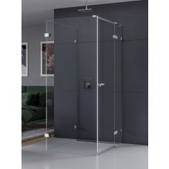 New Trendy Eventa cabină de duș 90x90 cm pătrat crom luciu/sticlă transparentă EXK-4604