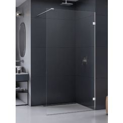 New Trendy Eventa perete cabină de duș walk-in 80 cm crom luciu/sticla transparentă EXK-4618