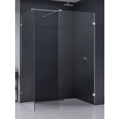 New Trendy Eventa cabină de duș walk-in 140x100 cm crom luciu/sticlă transparentă EXK-4661
