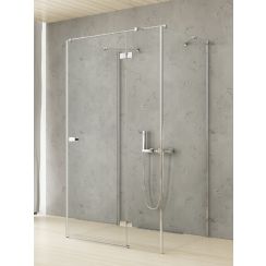 New Trendy Reflexa cabină de duș 90x90 cm pătrat crom luciu/sticlă transparentă EXK-5204