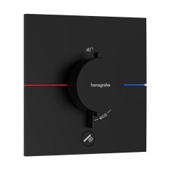 Hansgrohe ShowerSelect Comfort E baterie de duș ascuns da negru 15575670