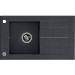 Quadron Will chiuveta graniteq 77.2x46 cm negru HCQW7846CZK