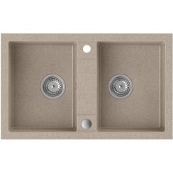 Quadron Denzel chiuveta graniteq 78x48 cm bej HDQ27848BEZK