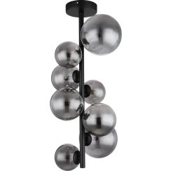 Globo Lighting Riha lampă de tavan mai mult ede 6x3.5 W negru-fumuriu 56133-8D