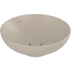 Villeroy & Boch Loop & Friends lavoar 42x42 cm rotund de blat maro/bej 4A4600AM