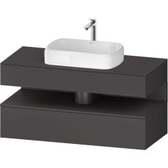 Duravit Qatego dulap 120x55x60 cm sub chiuveta pe perete grafit QA4732049490010