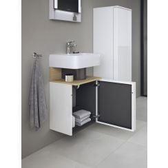 Duravit Qatego dulap 44x35x64.5 cm dulap atârnat sub chiuvetă alb-lemn QA4076L30220000