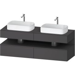 Duravit Qatego dulap 160x55x60 cm sub chiuveta pe perete grafit QA4779049490010