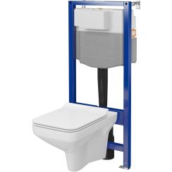 Cersanit Como set wc: cadru + vas + capac S701-818