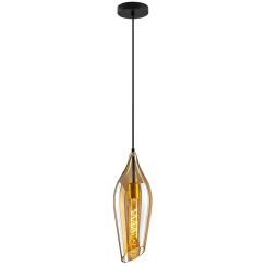 Rabalux Bellini lampă suspendată 1x60 W negru 72201