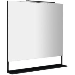 Sapho Erupta oglindă 100x80 cm dreptunghiular cu iluminare negru ERU340