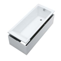 Schedline Milos Set cadă cu suport 170x70 cm alb 3WSP.MS1P-17070