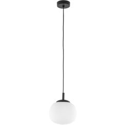 TK Lighting Vibe lampă suspendată 1x15 W alb-negru 5824