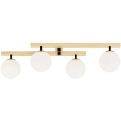 Argon Freemont lampă de tavan 4x7 W alamă-opal 1742