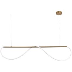 Light Prestige Meleca lampă suspendată 1x36 W alb-auriu LP-2345/1PM