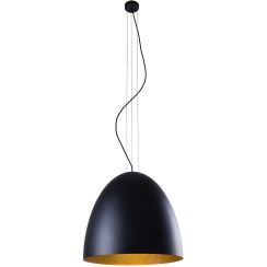 Nowodvorski Lighting Egg lampă suspendată 5x25 W negru-auriu 9024