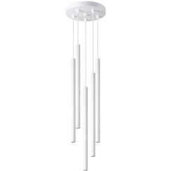 Sollux Lighting Pastelo lampă suspendată 5x8 W alb SL.1175