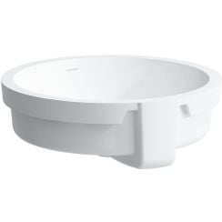 Laufen Living City lavoar 40x40 cm rotund sub blat alb H8134380001091