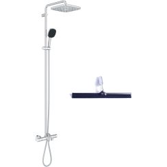 Set set cadă și duș Grohe Vitalio Comfort 26984001, racletă de apă Grohe 4067393055617