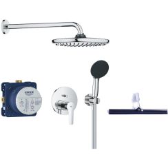 Set set de duș Grohe Start 25292000, racletă de apă Grohe 4067393055617