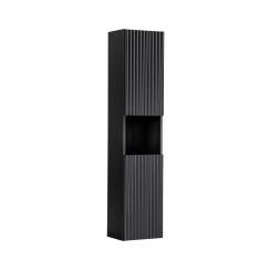 Comad Nova Black dulap 30x25x140 cm agățat lateral negru NOVA BLACK D 80-03-2D(W80-01D)