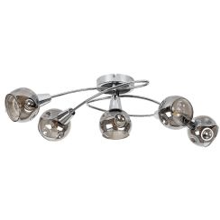 Rabalux Tamara lampă de tavan 5x40 W crom-fumuriu 5349