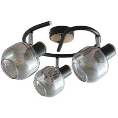 Rabalux Salazar lampă de tavan 3x40 W fumuriu 5399