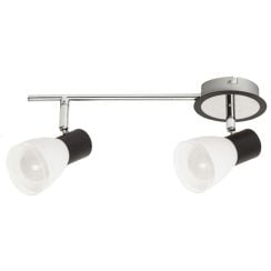 Rabalux Ati lampă de tavan 2x40 W alb-negru 5977