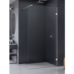 New Trendy Eventa perete cabină de duș walk-in 160 cm crom luciu/sticla transparentă EXK-4626