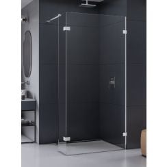 New Trendy Eventa perete cabină de duș walk-in 130 cm crom luciu/sticla transparentă EXK-4635