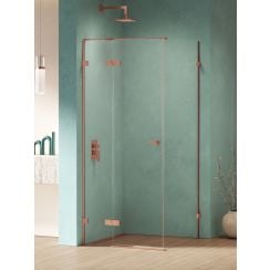 New Trendy Eventa Copper Shine cabină de duș 120x90 cm dreptunghiular cupru luciu/sticlă transparentă EXK-6381