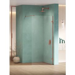 New Trendy Eventa Copper Shine perete cabină de duș walk-in 90 cm cupru luciu/sticla transparentă EXK-6522