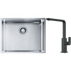 Set chiuveta din otel Franke Box 127.0453.660, baterie bucătărie Franke Mythos 115.0550.441