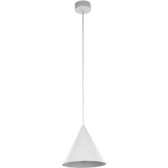 TK Lighting Cono lampă suspendată 1x15 W alb 10007