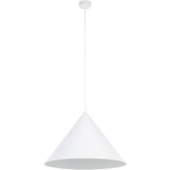 TK Lighting Cono lampă suspendată 1x15 W alb 10010