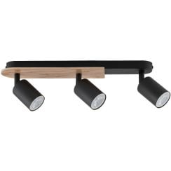 TK Lighting Cover lampă de tavan 3x10 W negru 4675