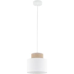 TK Lighting Duo lampă suspendată 1x15 W alb 10078