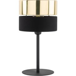 TK Lighting Hilton veioză 1x15 W negru-auriu 16051