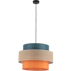 TK Lighting Trio lampă suspendată 1x15 W negru 2758