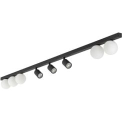 TK Lighting Vox lampă de tavan x10 W negru 10004