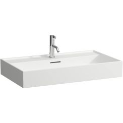 Laufen Kartell lavoar 80x46 cm dreptunghiular clasică-mobilier alb H8103367571041