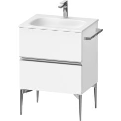 Duravit Sivida dulap 61x47.7x59.2 cm sub chiuveta pe perete alb-crom SV4650010180000