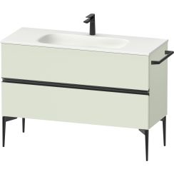 Duravit Sivida dulap 121x47.7x59.2 cm sub chiuveta pe perete negru-verde SV46530BDHH0000