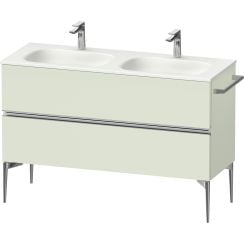 Duravit Sivida dulap 128x47.7x59.2 cm sub chiuveta pe perete verde-crom SV4654010HH0000