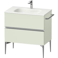 Duravit Sivida dulap 81x47.7x59.2 cm sub chiuveta pe perete verde-crom SV4651010HH0000